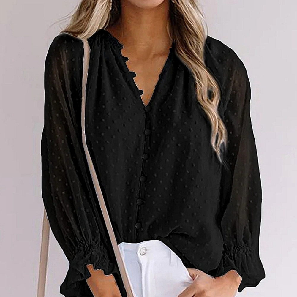 Current Air Los Angeles Boho Button-down top